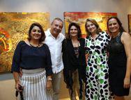 Helena e Claudio Silveira,Thina Cunha, Michelle Magalhaes e Mariana