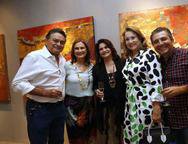 Rubens e Fernanda Furlane, Thina Cunha , Michelle Magalhes e Roberto Dias