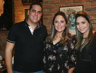 Lucas Cavalcante,  Anna Gladys Accioly e Ana Flavia Accyole