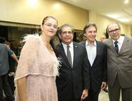 Luciana Dummar, Zezinho Albuquerque, Euncio Oliveira e Joo Dummar Neto 