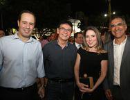 Cesar Ribeiro, Francilio Dourado, Agueda Muniz e Eduardo Neves