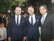 Carlos Pinheiro, Rafael Xerez e Rodrigo Jereissati