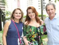 Lenise Rocha, Aline Barroso e Cludio Rocha